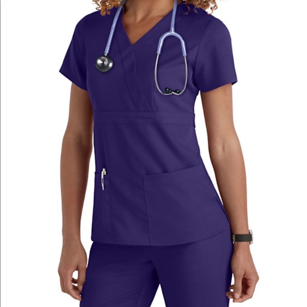 Grey’s Anatomy Purple Medical Scrub Top